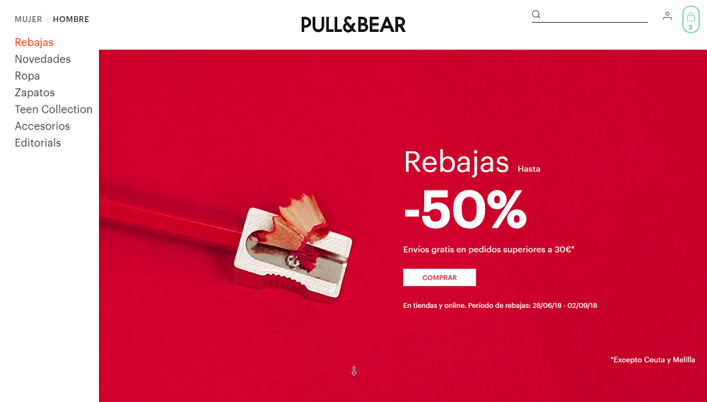 Código promocional Pull&Bear ⇒ 10% ⇒ Buykers.com